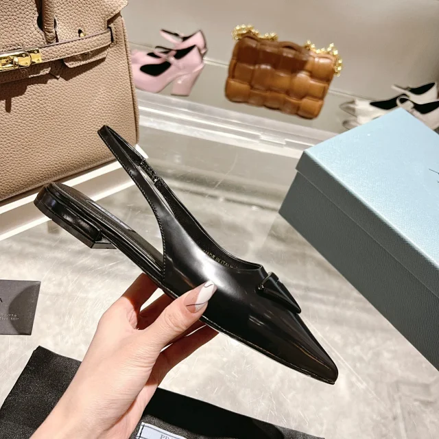 Unbranded High Heels Pointed-Toe Bow Slingback Stiletto product detail image 1