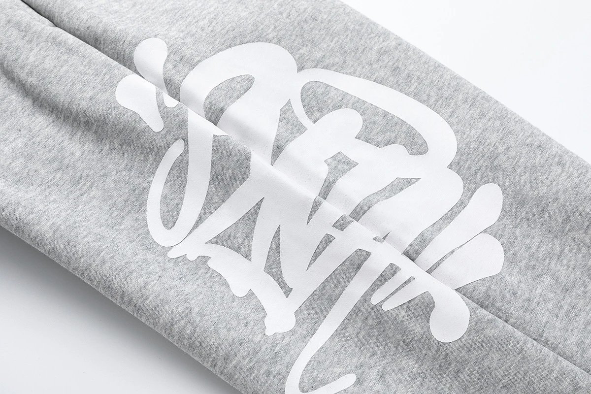 Design Graffiti Logo Black Hoodie and Sweatpants Set - 29