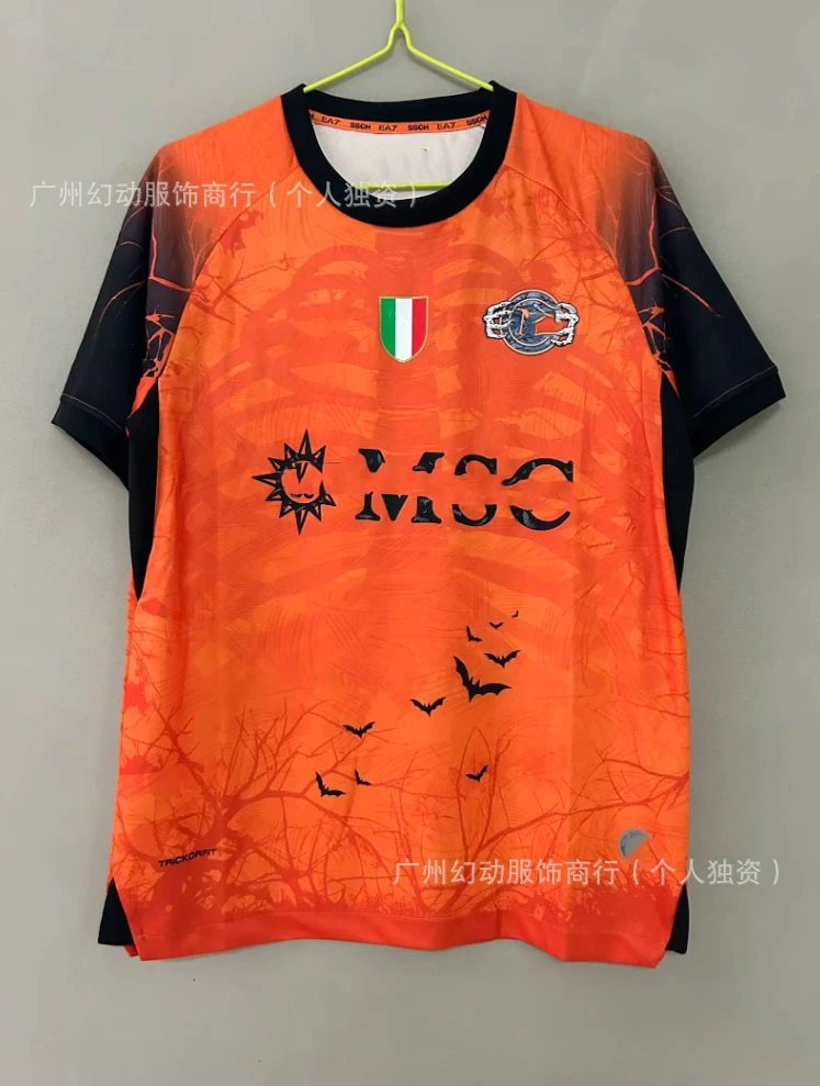 Design Football Jersey Pink with Navy Stripes - 3