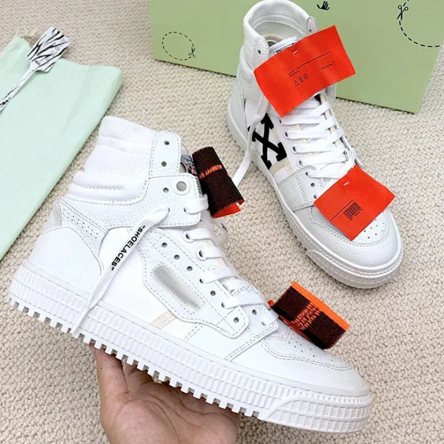 Unbranded Sneakers High-top lace-up with decorative tags product detail image 2