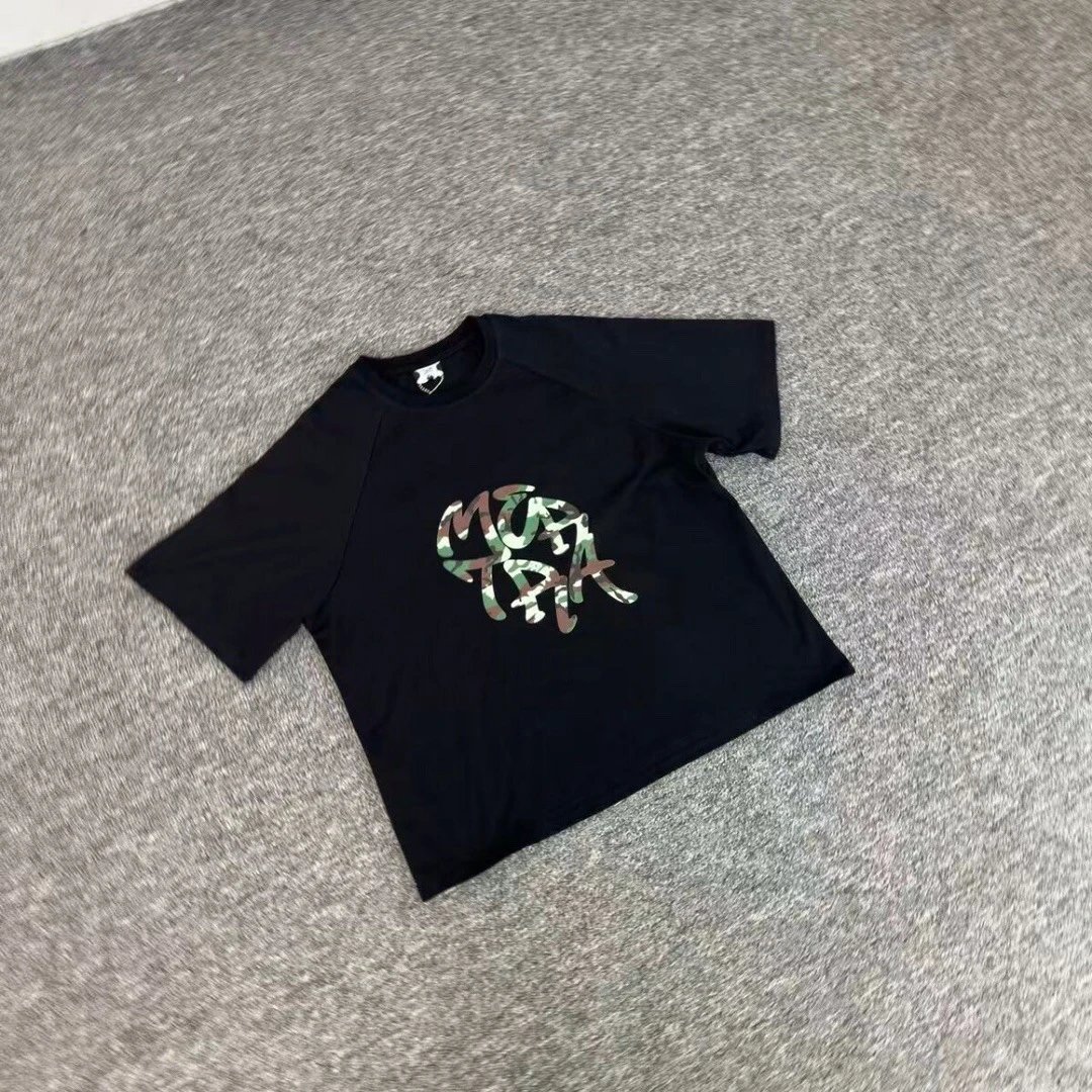Design MOPA Camo Print Black T-Shirt - 13