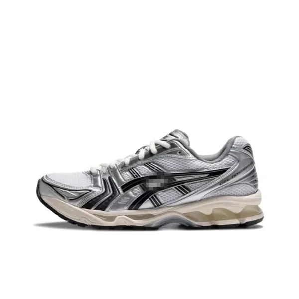 Asics Gel-Kayano 14 Silver Black Running Shoes - 1