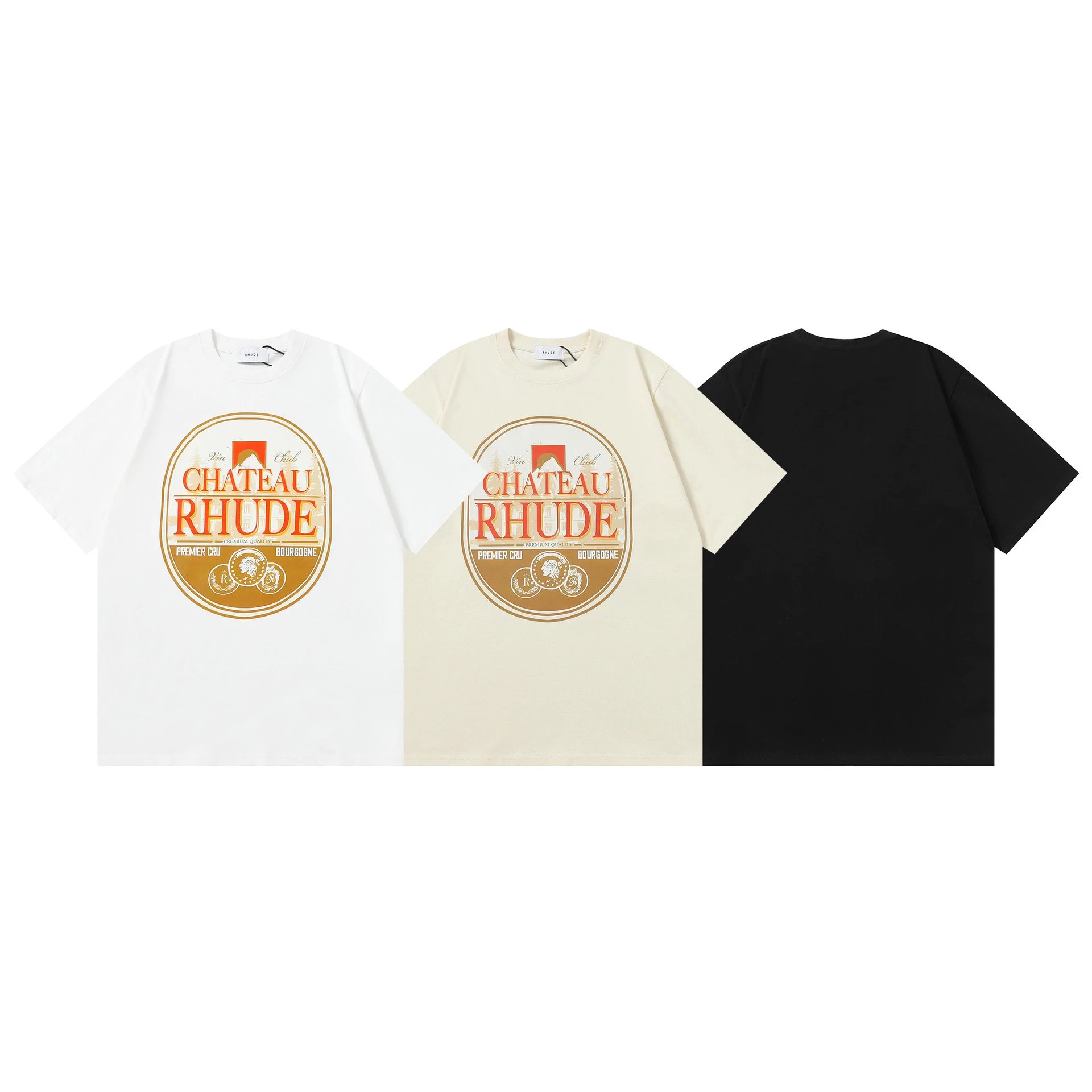 Rhude Graphic Print Cream T-Shirt - 2