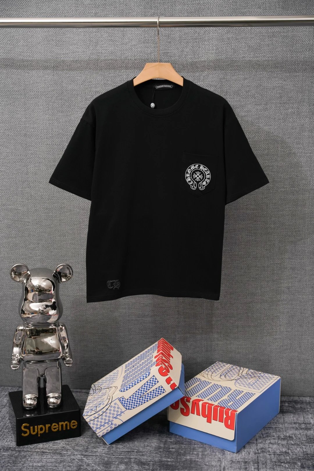 Chrome Hearts Los Angeles Logo Black T-Shirt - 9