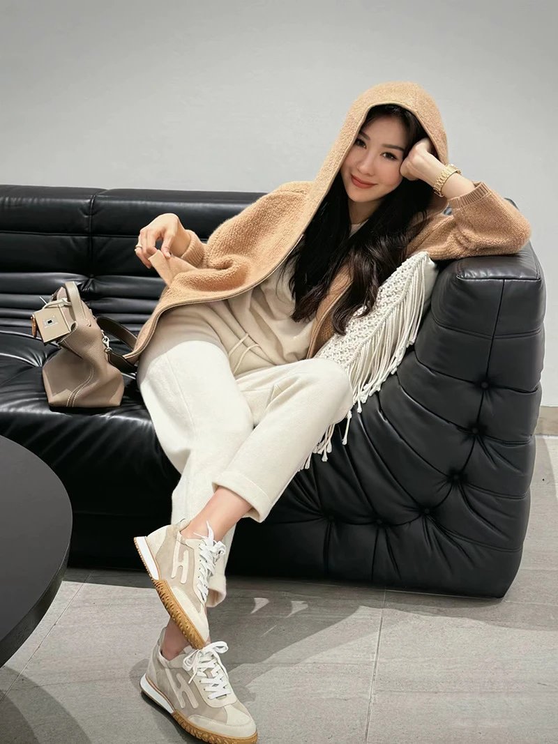 Hogan H-Street Beige Brown Sneakers - 17