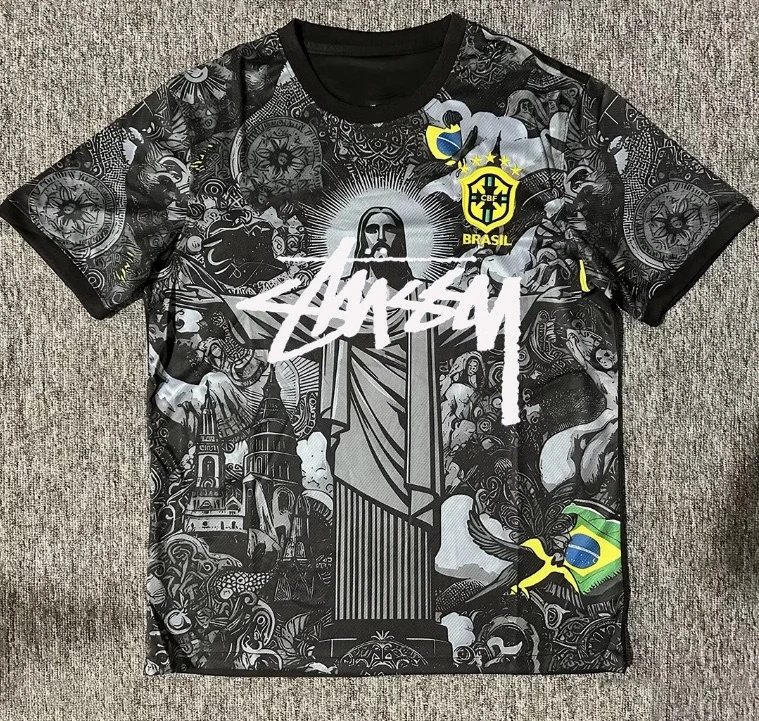 Stussy x CBF Brazil National Team Jersey Yellow / Green - 4