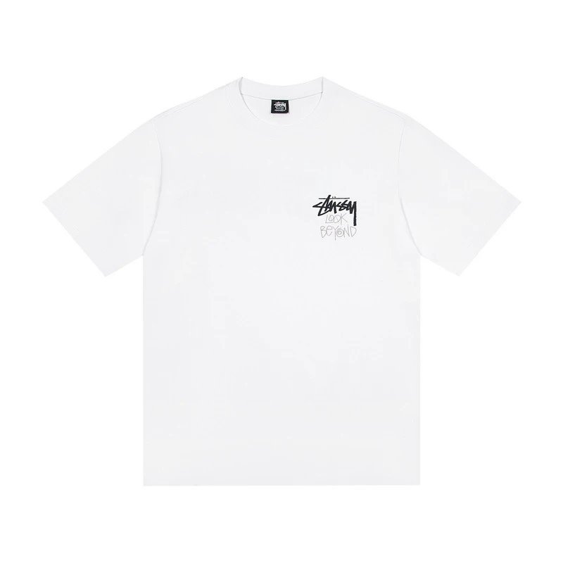 Nike x Stussy International Beach Crew White T-Shirt - 28
