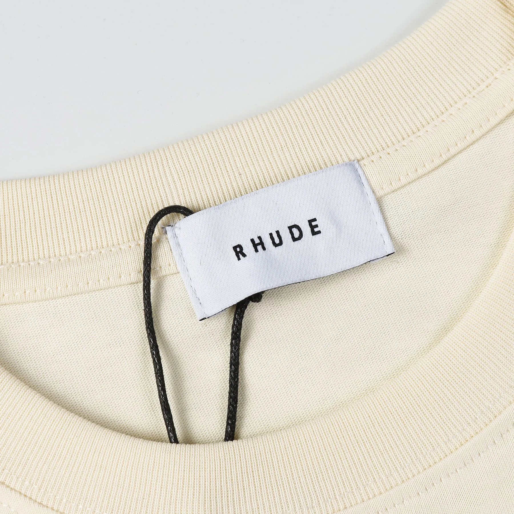 Rhude Graphic Print Cream T-Shirt - 30