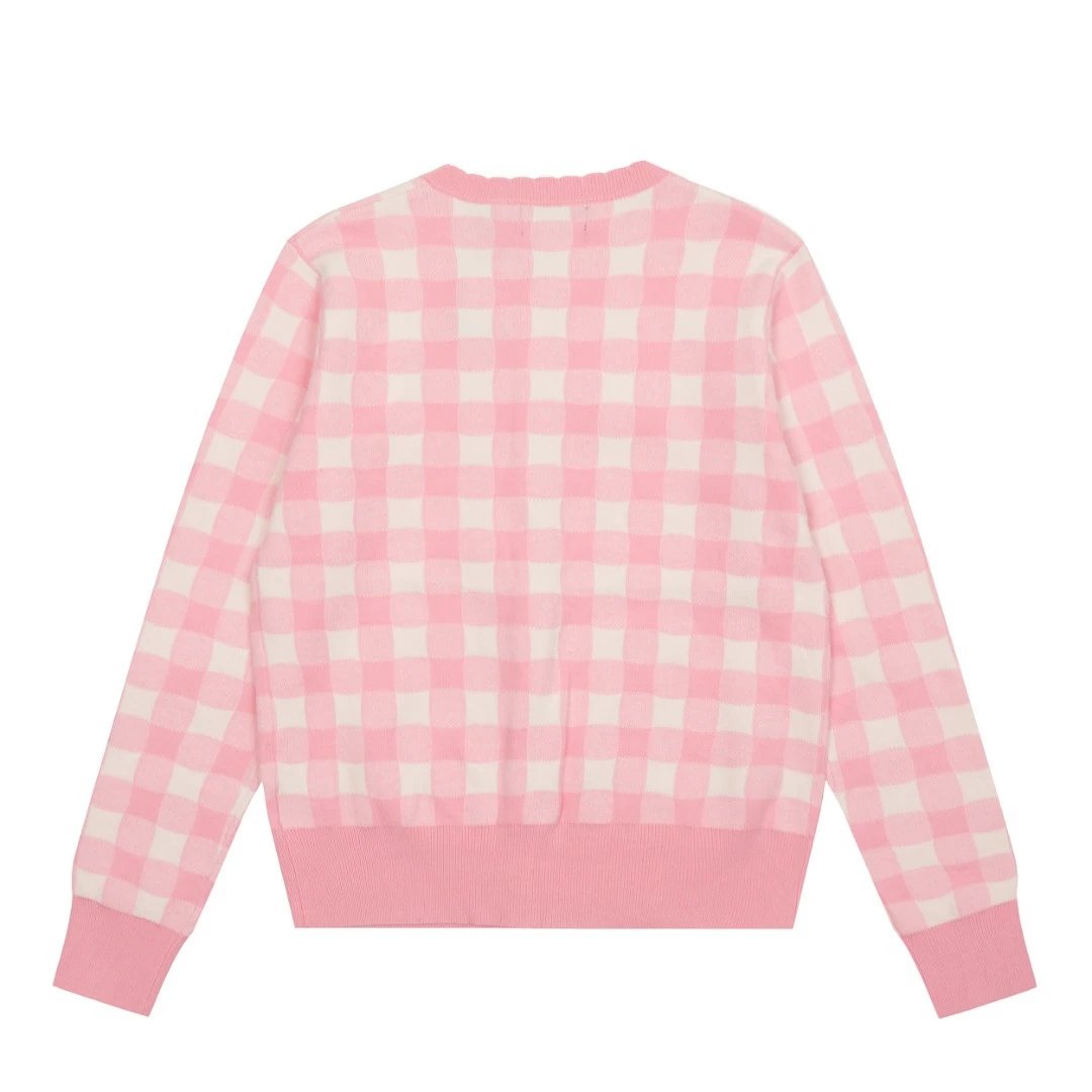 Polo Ralph Lauren Gingham Check Cardigan Yellow - 4