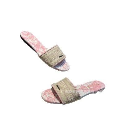 Christian Dior Slippers Dway logo-embroidered slide image 5