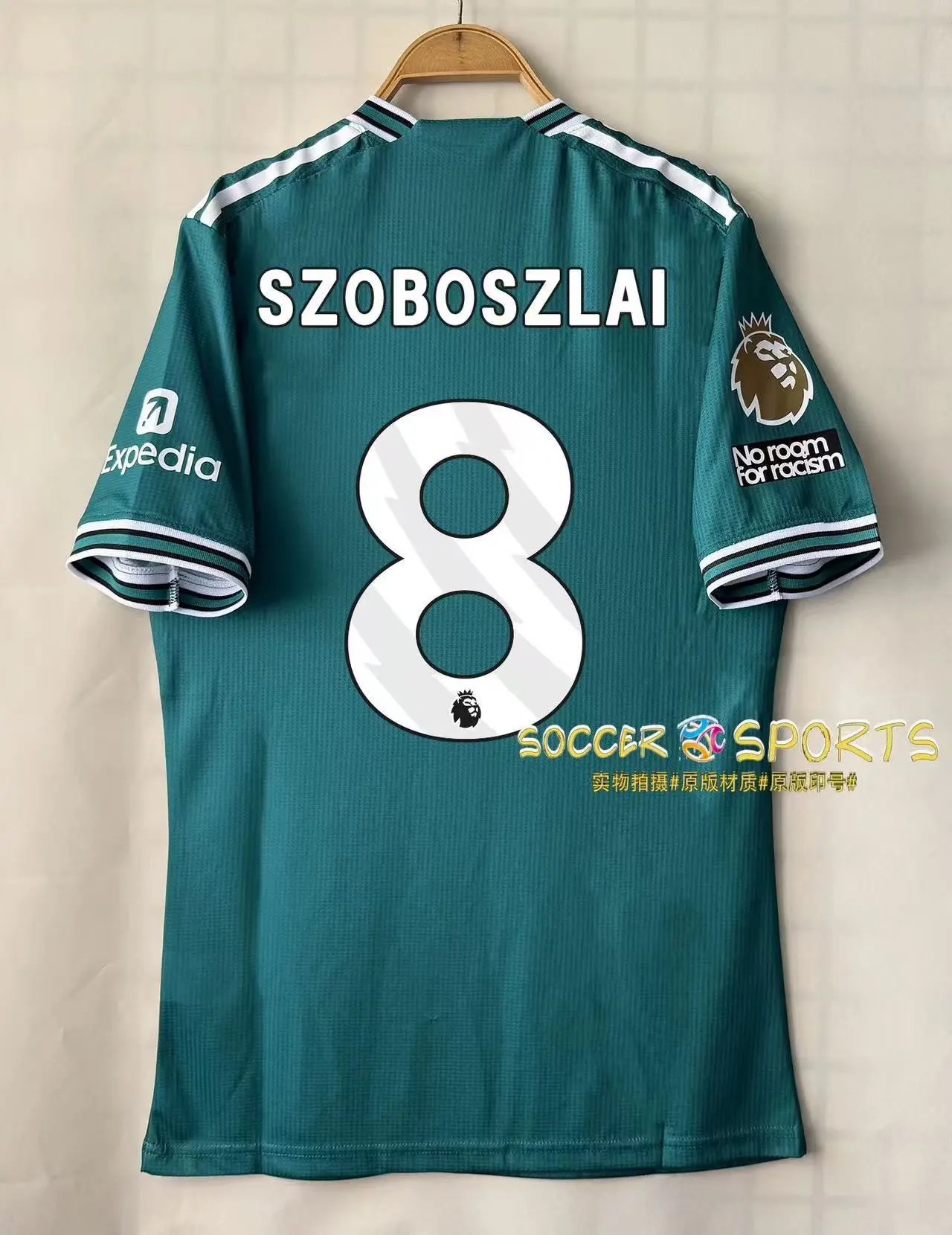 Design Newcastle United FC 2023-24 Third Jersey Mac Allister #10 Green Jersey - 16