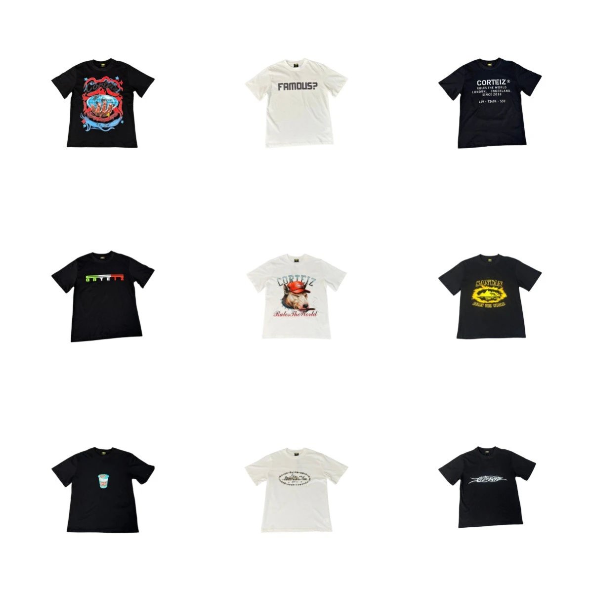 Corteiz T-Shirt Blac