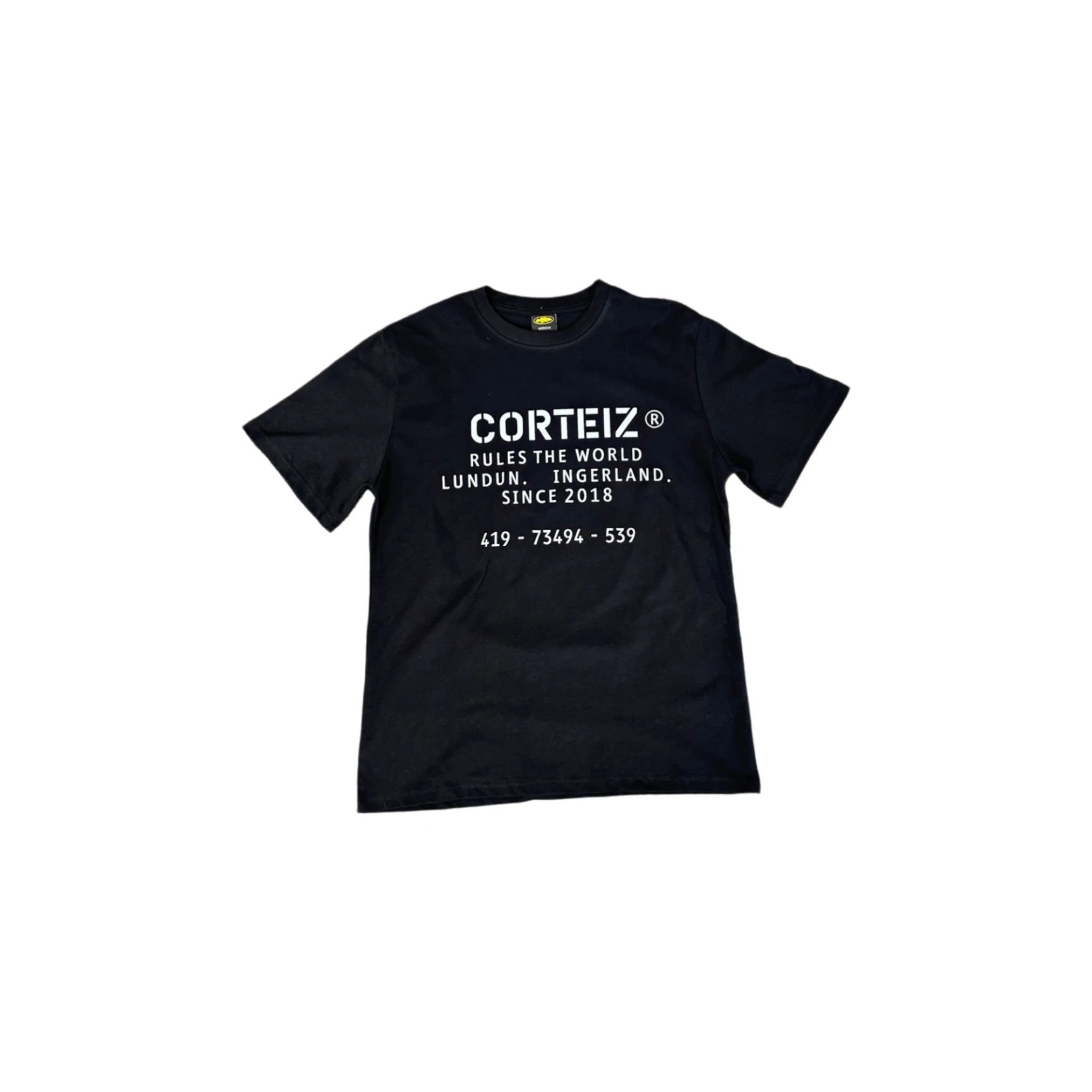 Corteiz Rules The World Black T-Shirt - 11