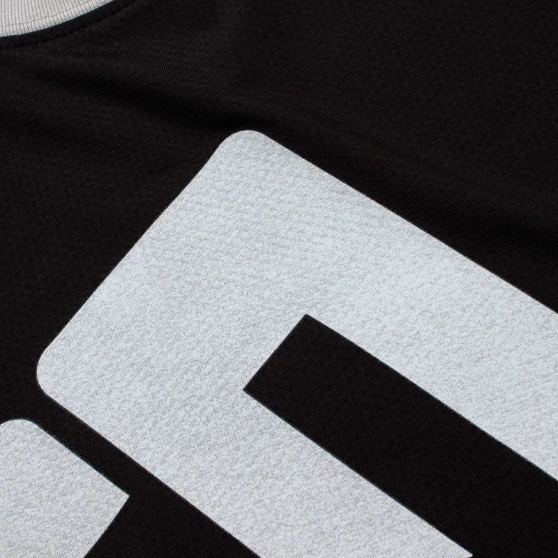 Design Tonal Striped Football Jersey Red White - 35