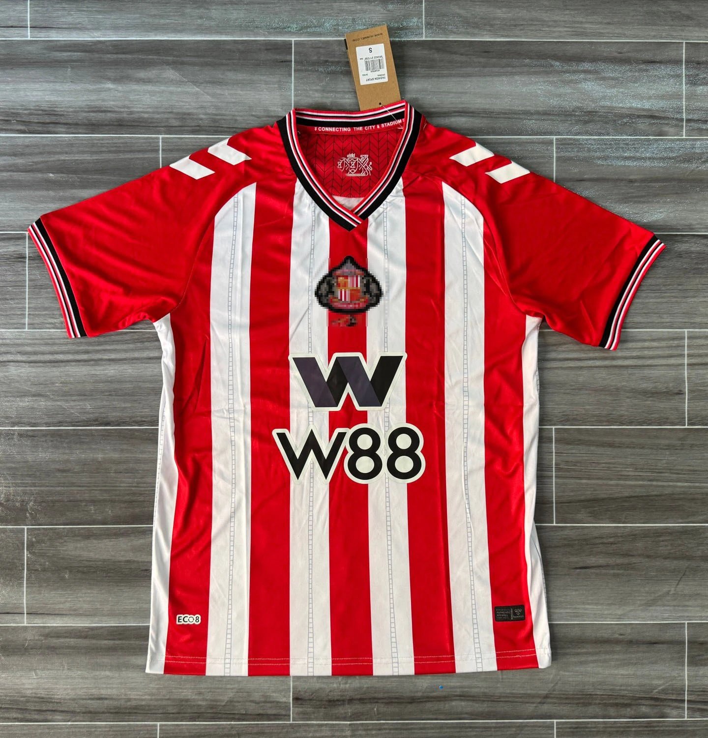 Macron Brighton & Hove Albion FC 2023-24 Away Jersey White and Lavender Stripe Jersey - 11