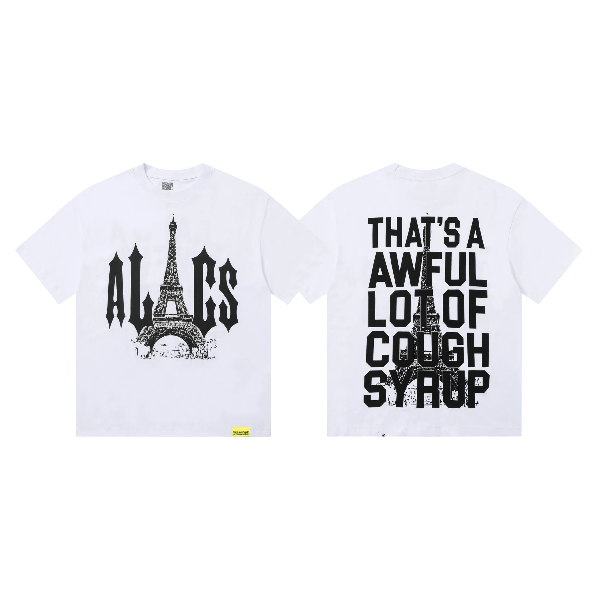 Design ALACS Eiffel Tower Graphic T-Shirt Black - 6