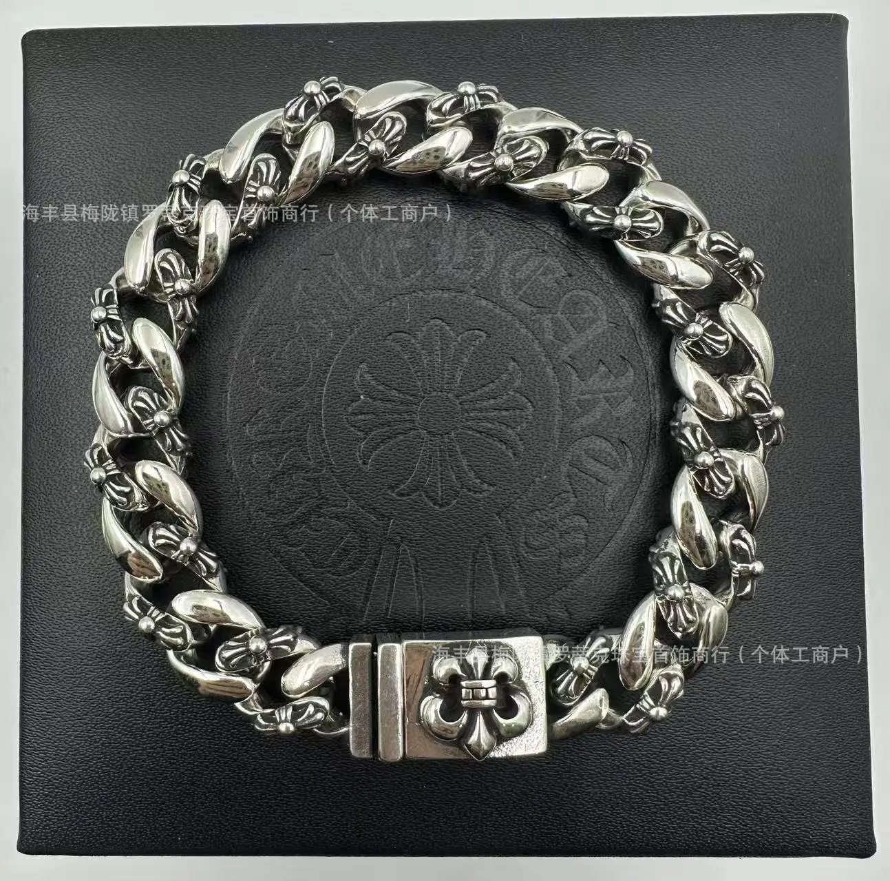 Design Chunky Link Chain Bracelet Gold Jewelry - 8