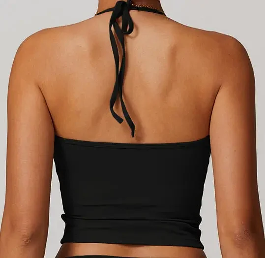 Alo Vests Halter Tie-Back Active Tank Top product detail image 5