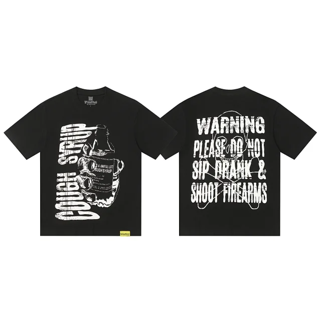 That's a Awful Lot of Cough Syrup T-Shirts Short-Sleeve Graphic Print product detail image 8