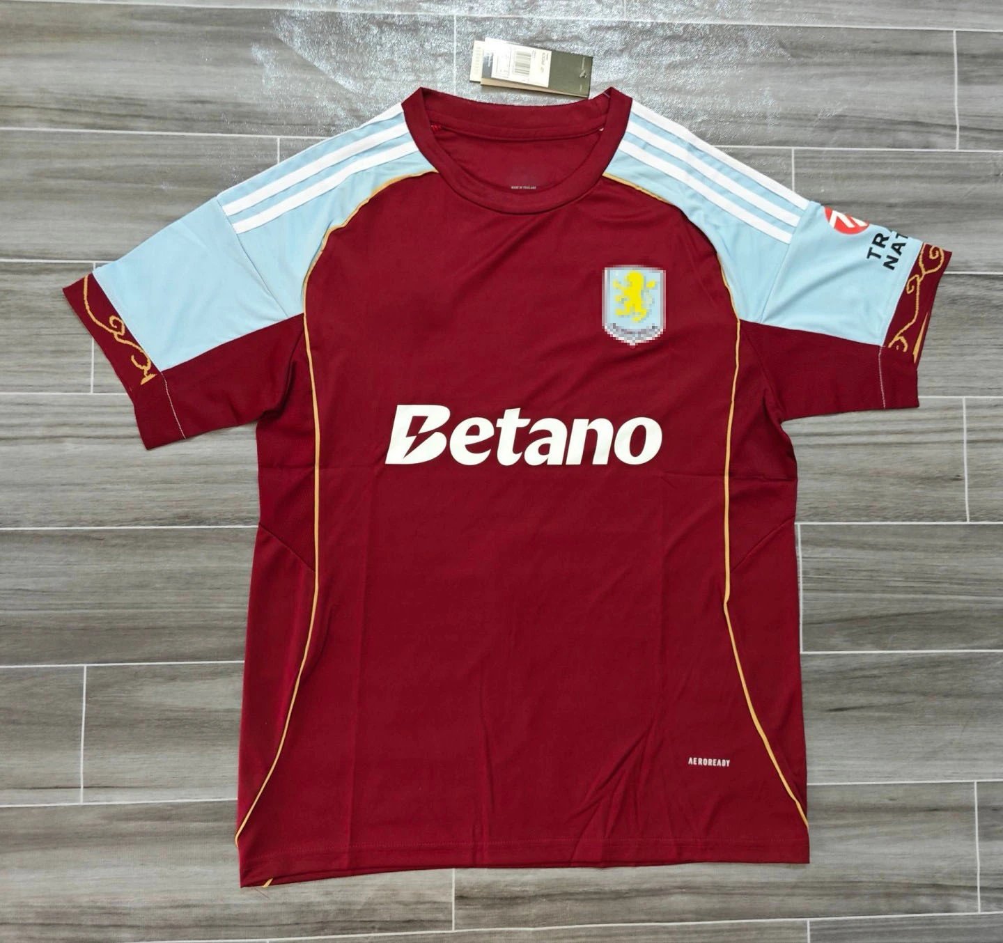 Macron Brighton & Hove Albion FC 2023-24 Away Jersey White and Lavender Stripe Jersey - 25