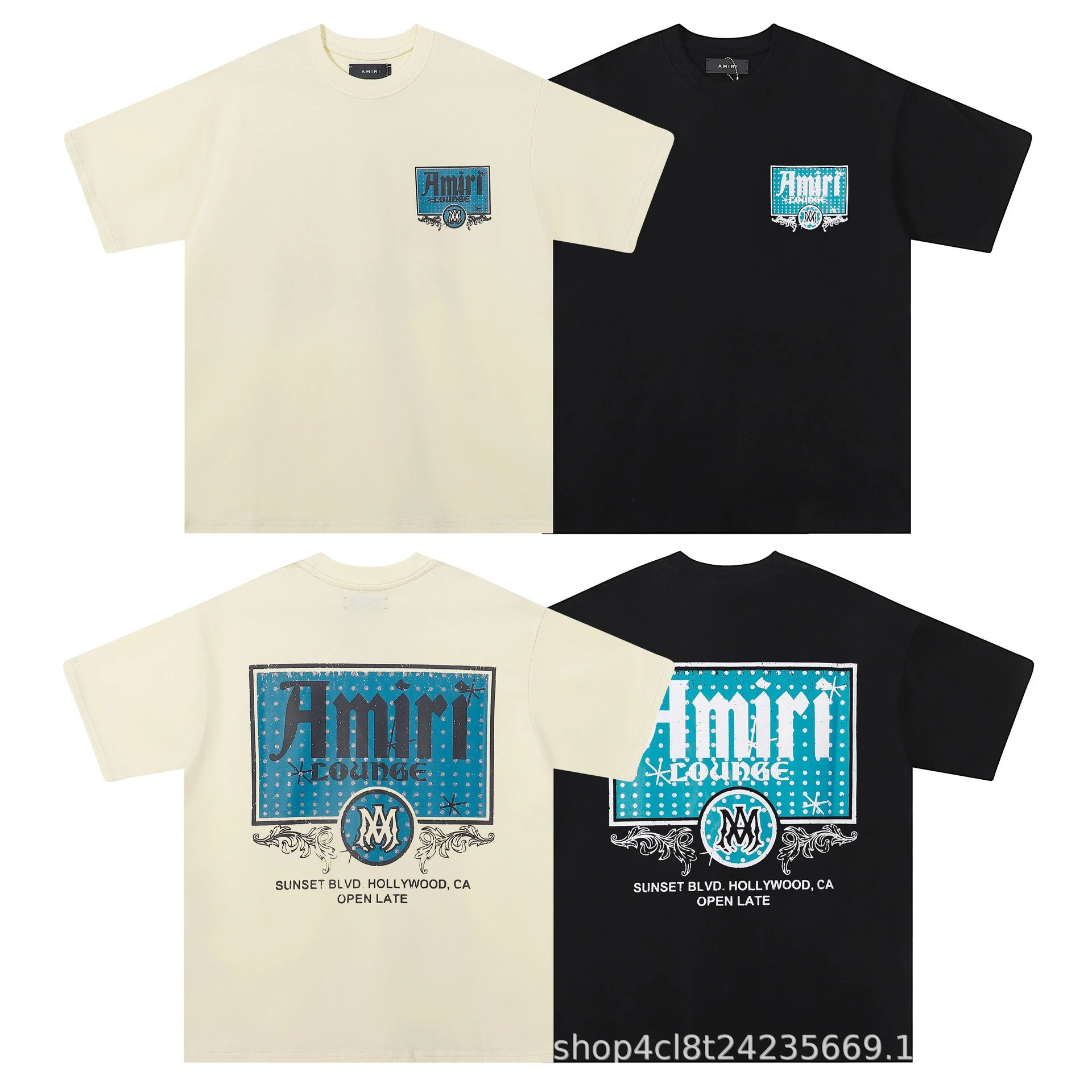 Amiri AMIRI Logo Print Black T-Shirt - 6