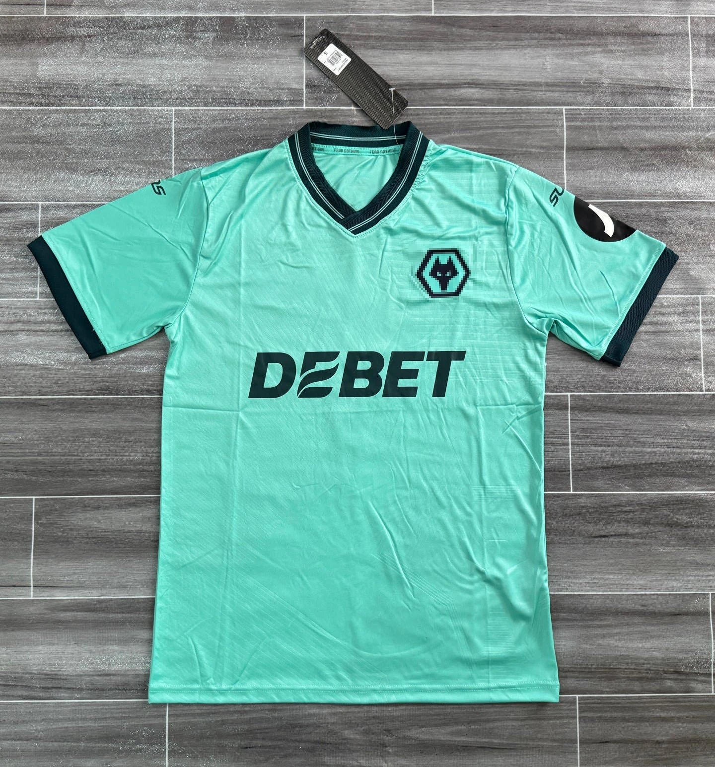 Macron Brighton & Hove Albion FC 2023-24 Away Jersey White and Lavender Stripe Jersey - 21