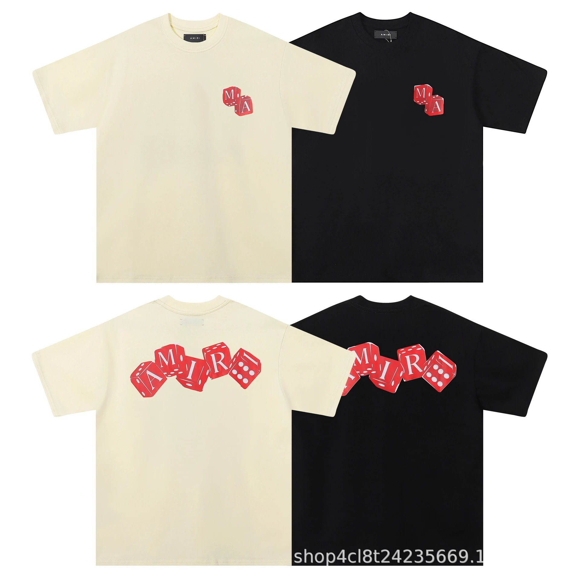 Amiri AMIRI Logo Print Black T-Shirt - 8