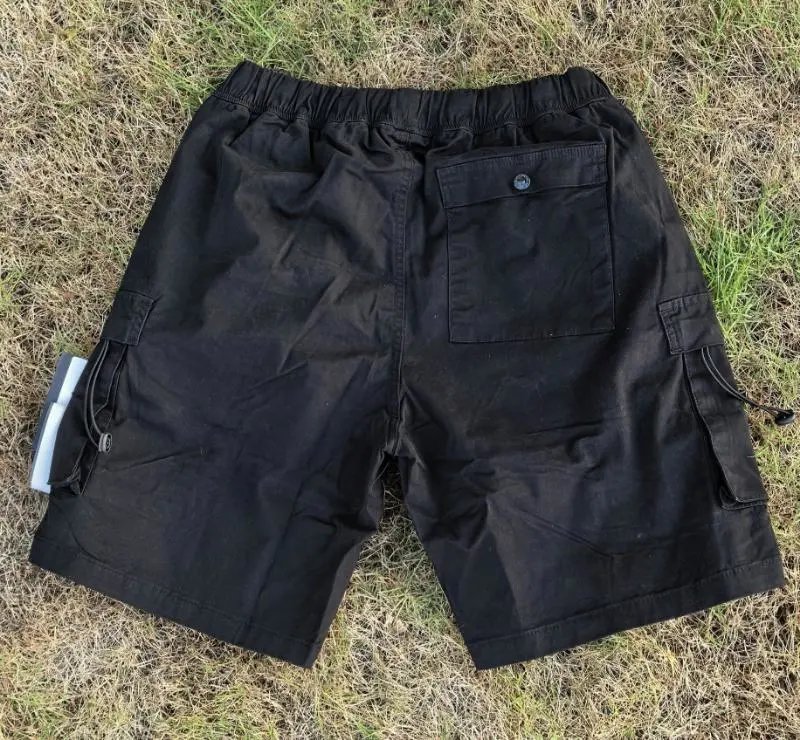 Stone Island Cargo Shorts Black - 7