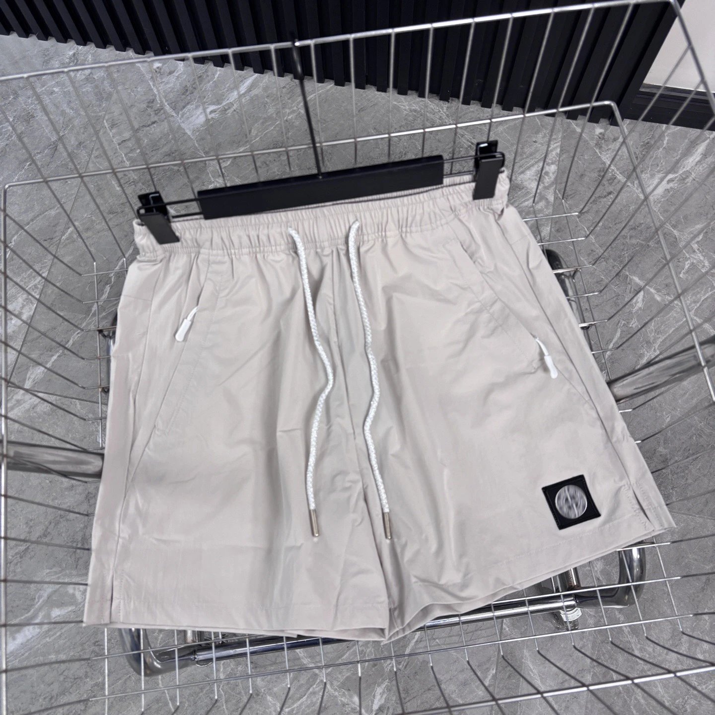Stone Island Shadow Project Short Beige Technical Shorts - 8