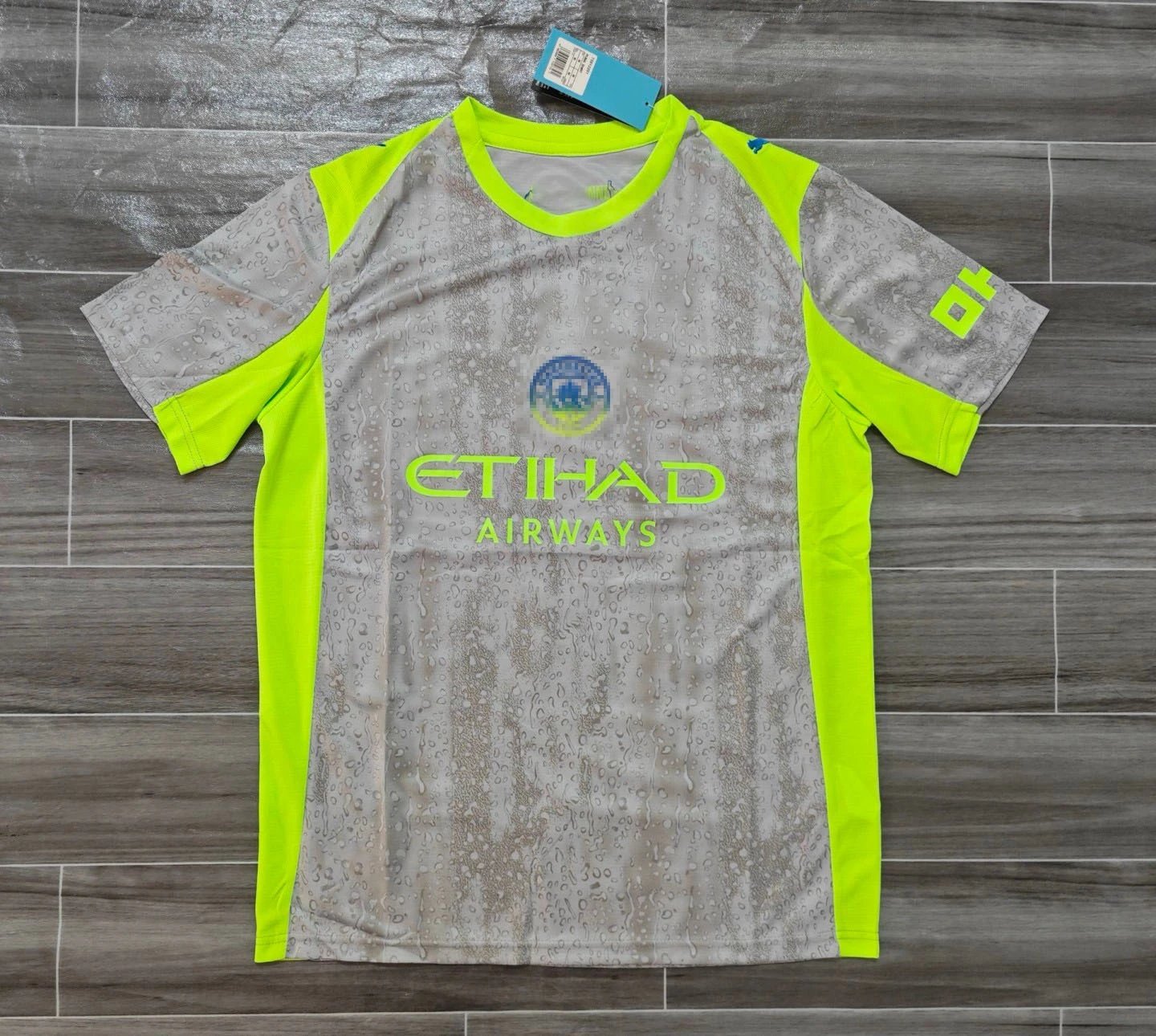Macron Brighton & Hove Albion FC 2023-24 Away Jersey White and Lavender Stripe Jersey - 17