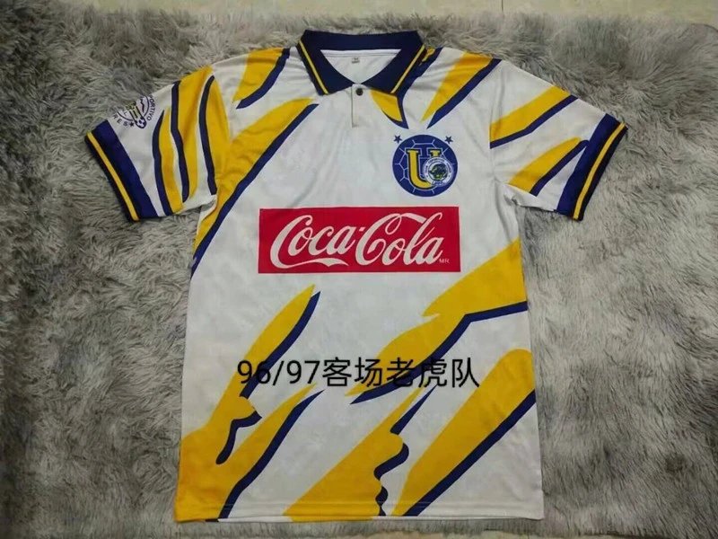 Design Tigres UANL x CEMEX 2010s Away Jersey Blue Yellow Jersey - 14