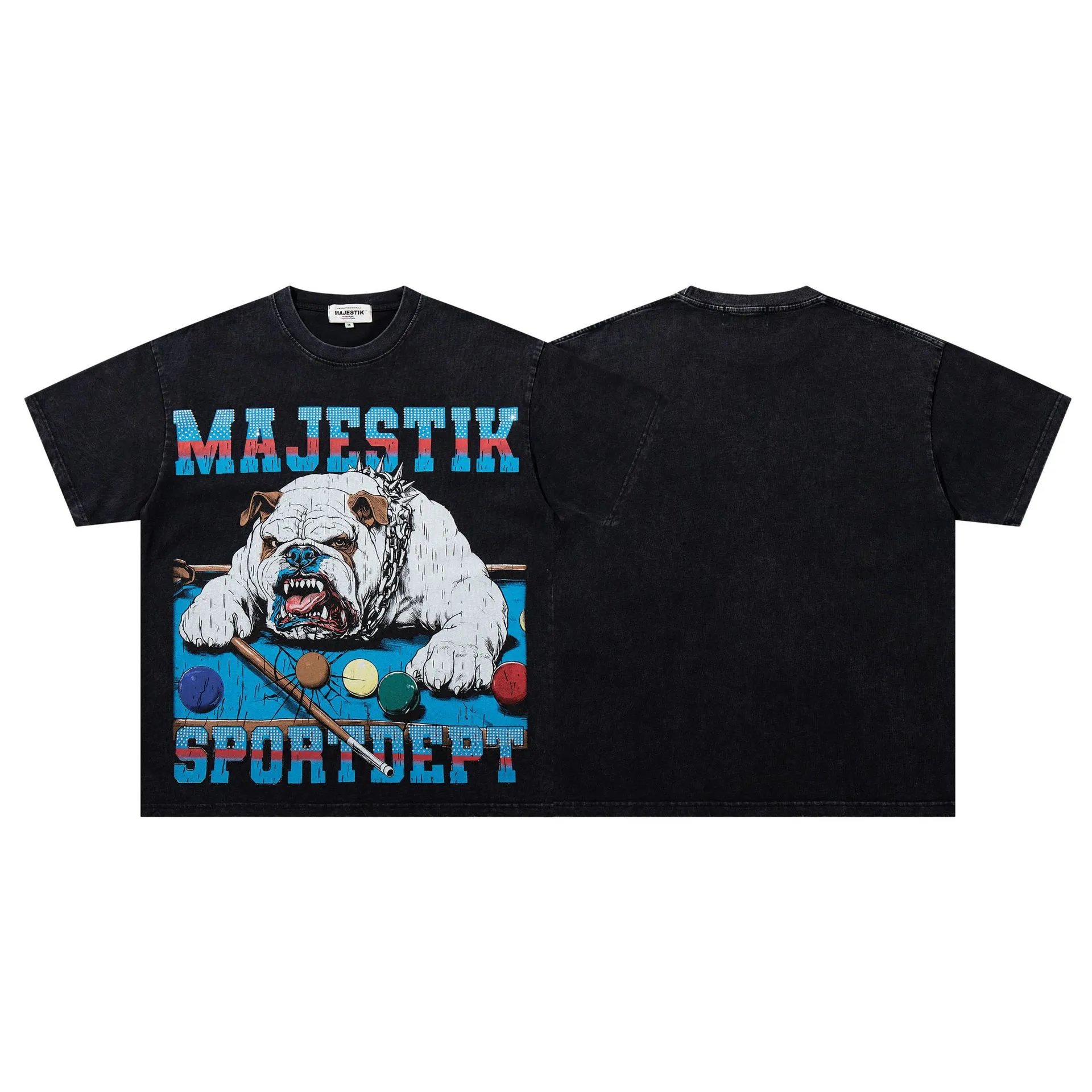 Design Majestik Run Free Stay Wild Graphic T-Shirt Black T-Shirts - 3