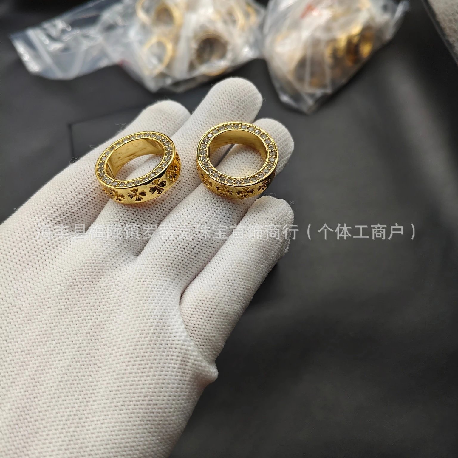 Chrome Hearts Floral Scroll Ring Silver Jewelry - 7
