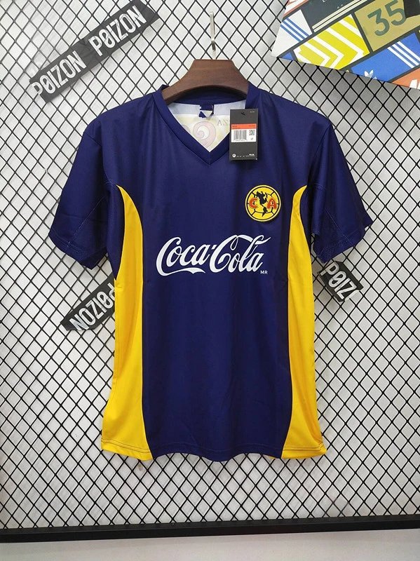 Design Tigres UANL x CEMEX 2010s Away Jersey Blue Yellow Jersey - 26