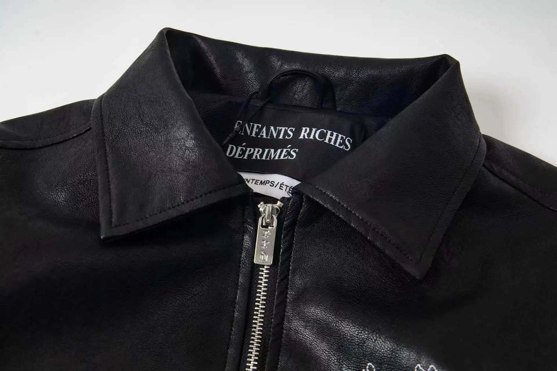 Gallery Dept x ERD White Distressed Graphic Jacket Outerwear - 5