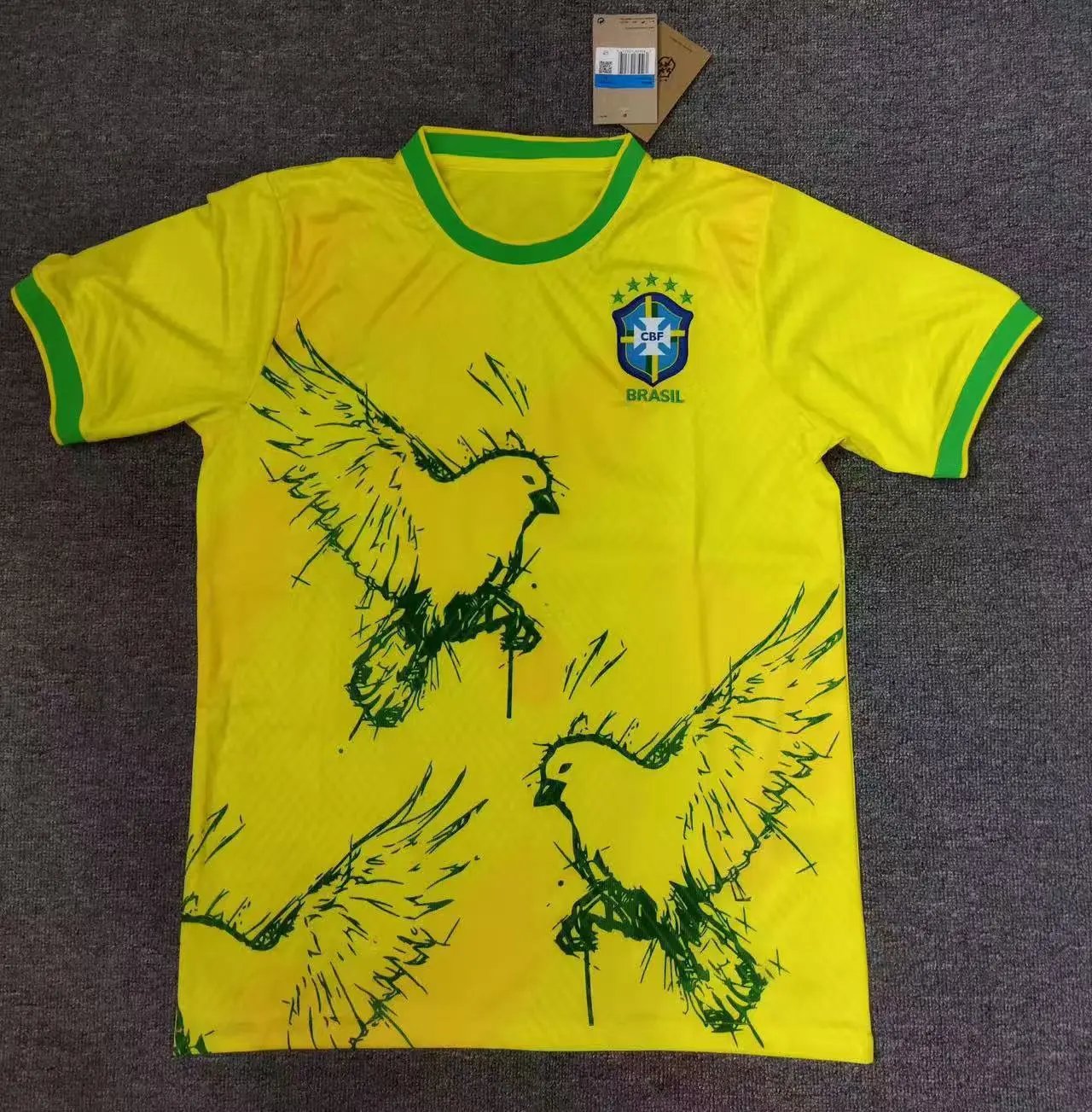 CBF Football Jerseys Brazil Graphic Print Special Edition — Special Edition 2