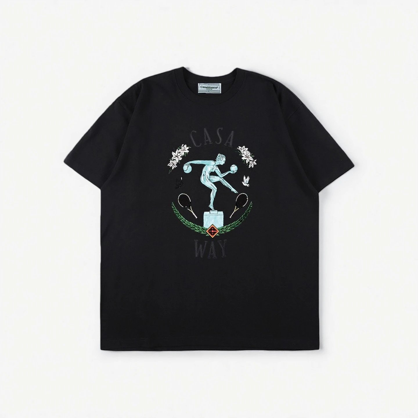Casablanca Casa Sport Graphic Print White T-Shirt - 9