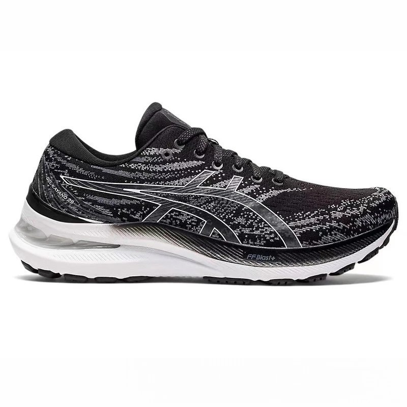 Asics Gel-Kayano 29 Black Blue Orange Running Shoes - 6