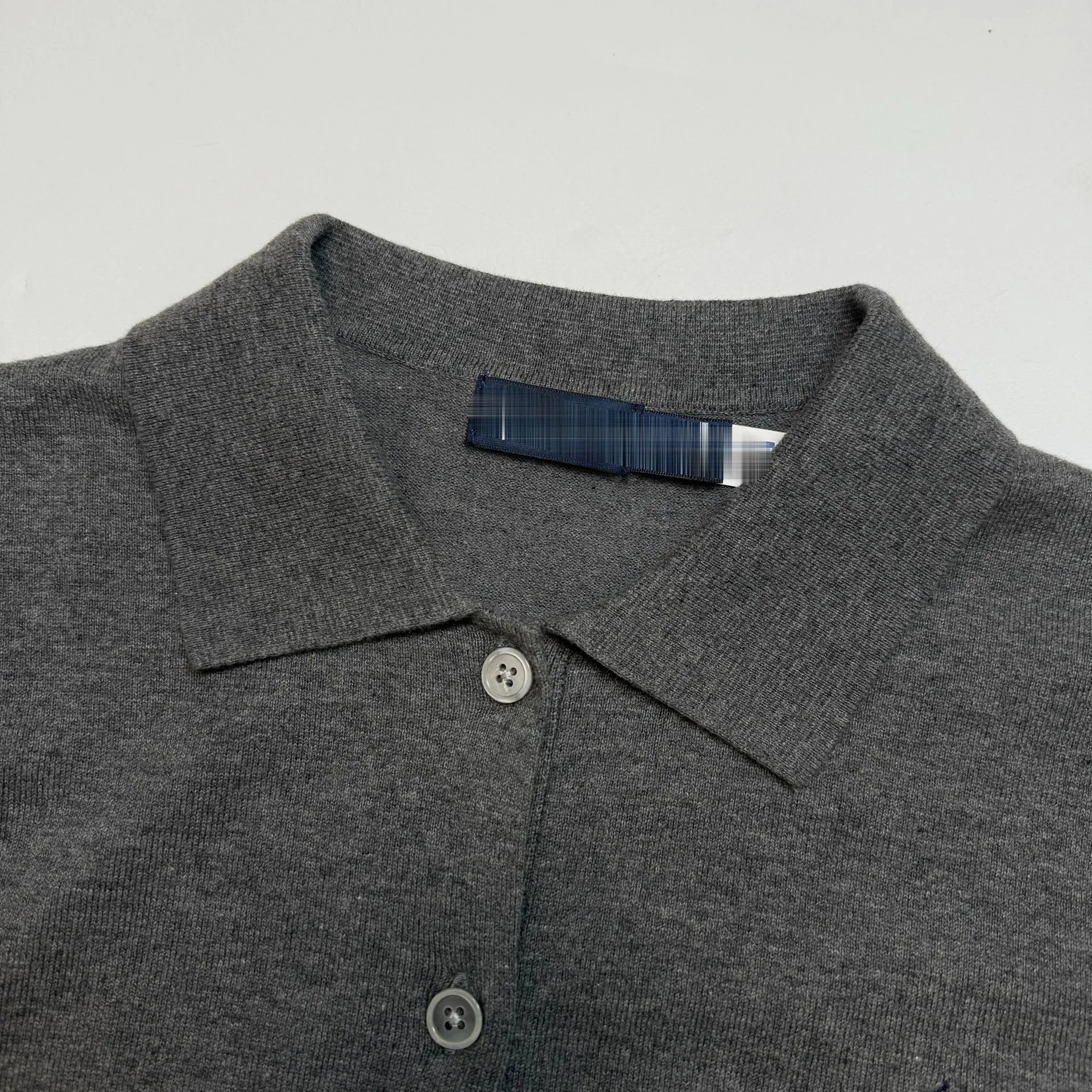 Polo Ralph Lauren Knit Polo Cardigan Gray Sweater - 21