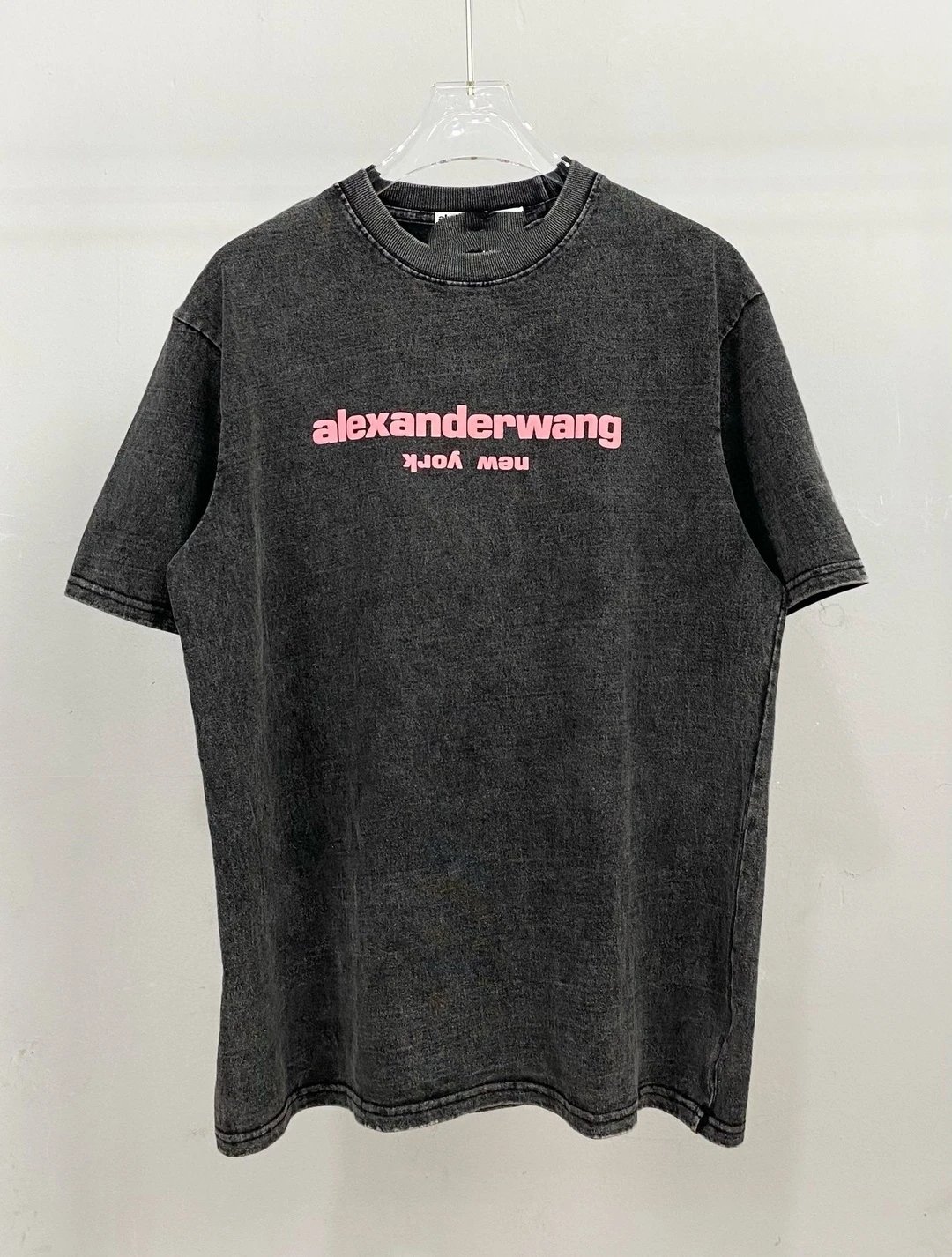 Alexander Wang Acid Wash Gray T-Shirt - 2
