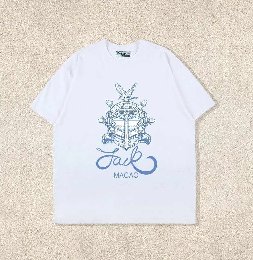 Casablanca Casa Sport Graphic Print White T-Shirt - 23