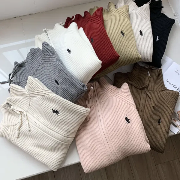 Polo Ralph Lauren Cable Knit Sweater Beige Sweater - 6