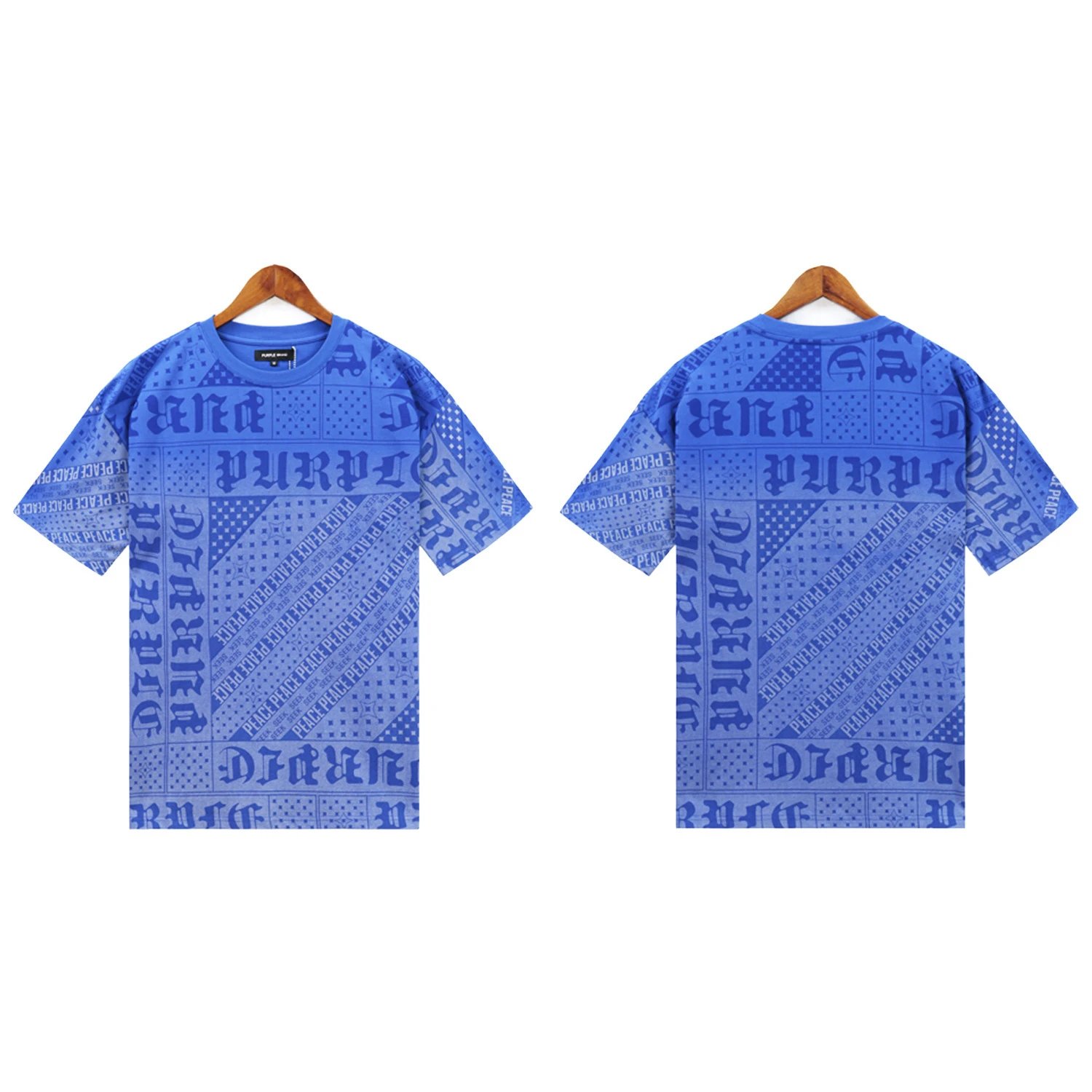 Design Distorted Typography White T-Shirt - 27