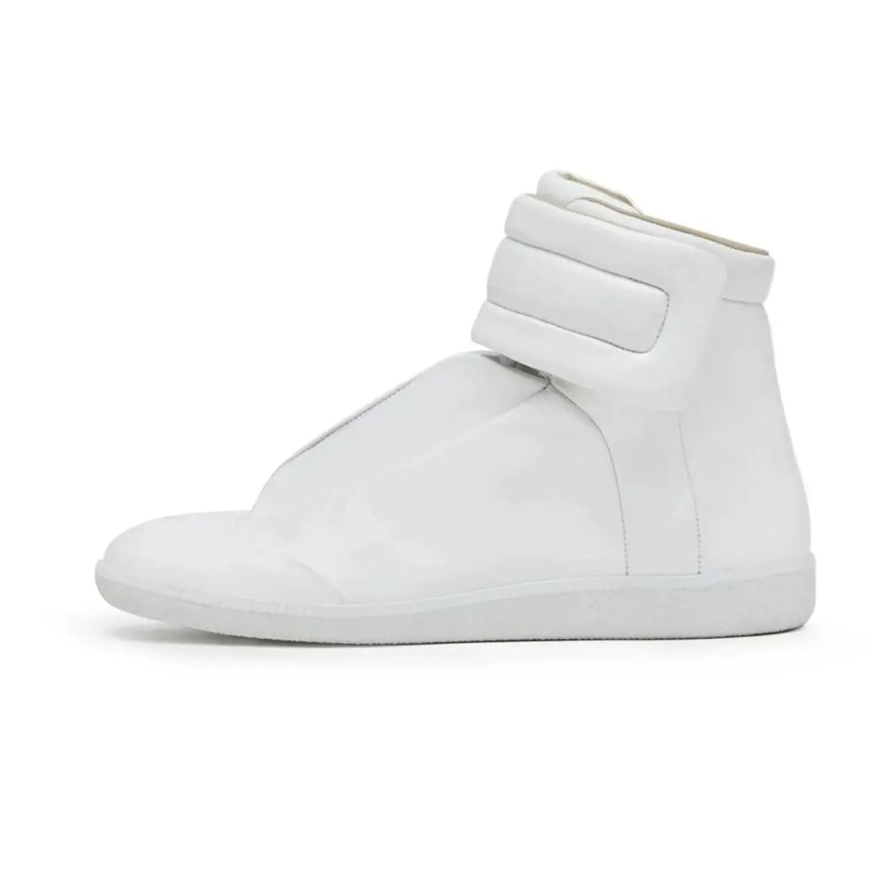 Design Ankle Boots Red and Black Leather Strap Boots - 4