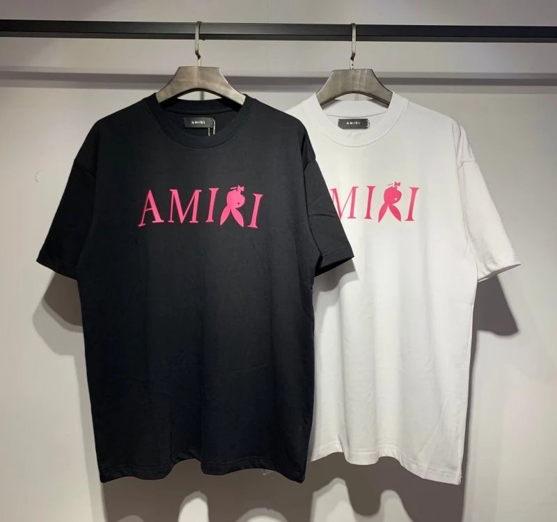 Amiri AMIRI Logo Print Black T-Shirt - 39