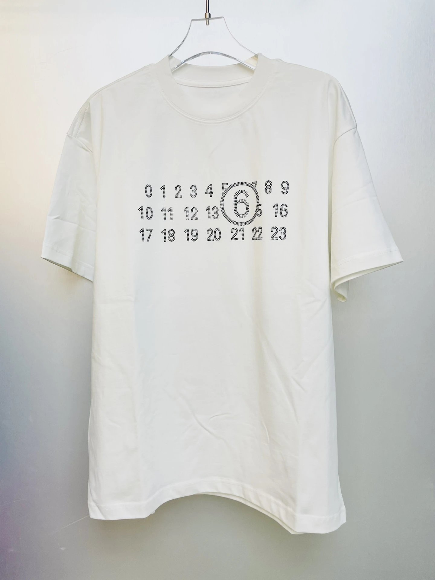 Maison Margiela Tabi Print White T-Shirt - 10