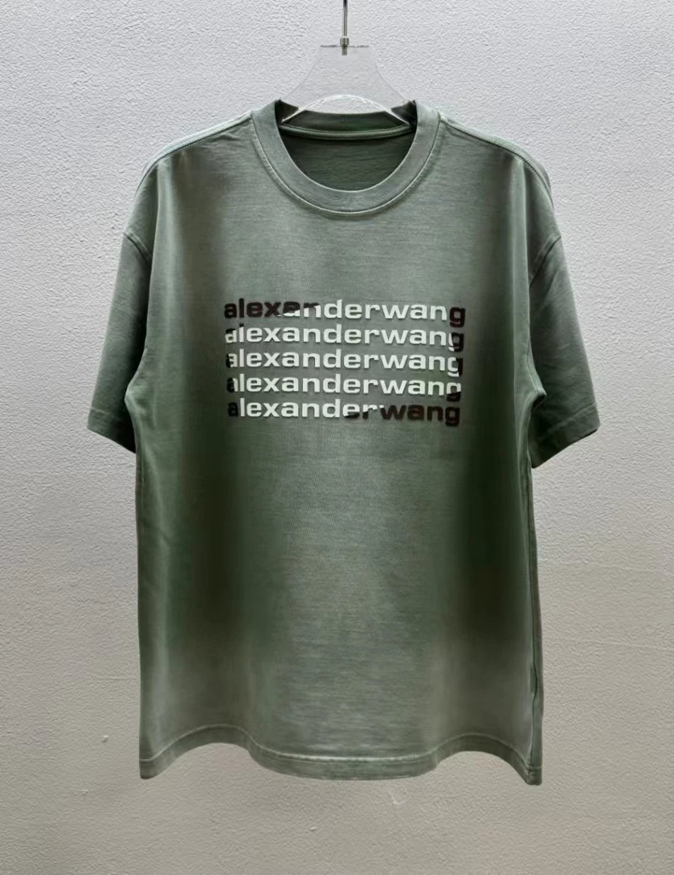 Alexander Wang Logo Print White T-Shirt - 12