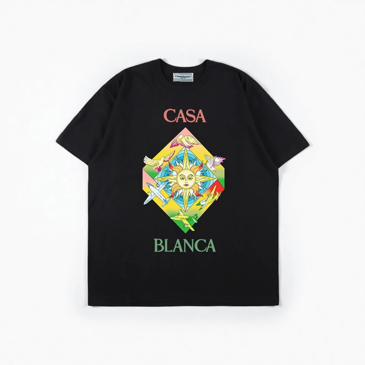 Casablanca Casa Sport Graphic Print White T-Shirt - 38