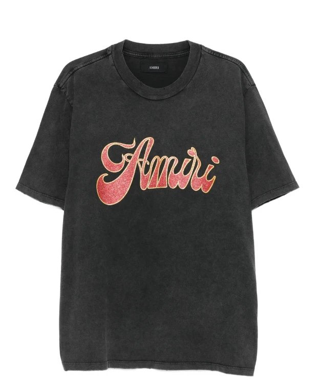 Amiri Snowflake Graphic Print White T-Shirt - 8