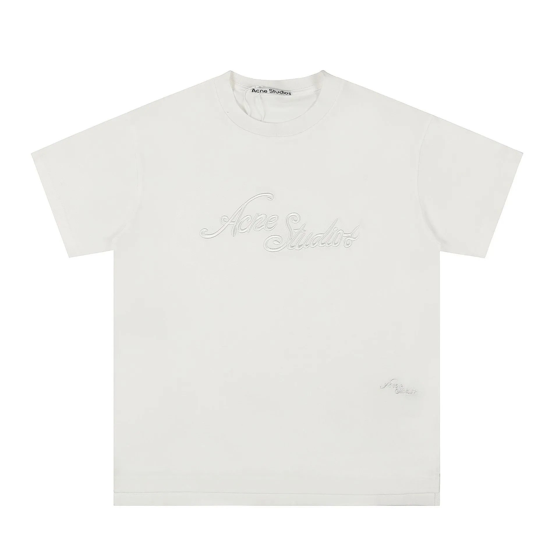 Acne Studios Heart Logo Pink T-Shirt - 27